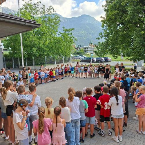 Übergabe der Klassenpreise