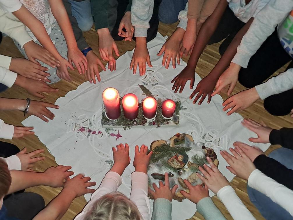 Adventkranz in der STB