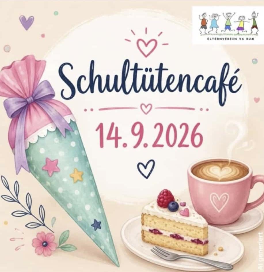 Plakat zum Schultütencafe