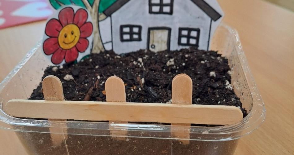 Minihaus mit Garten