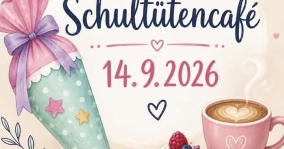 Plakat zum Schultütencafe