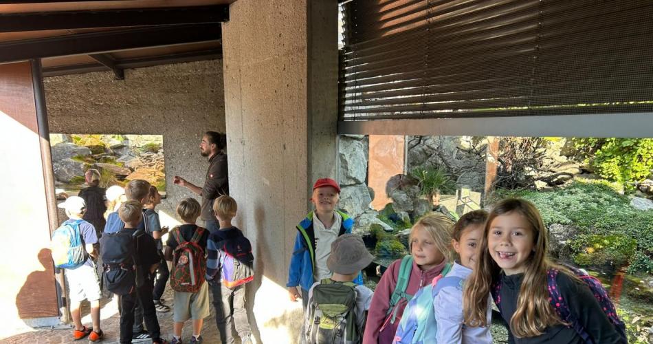 Kinder der 2a im Alpenzoo
